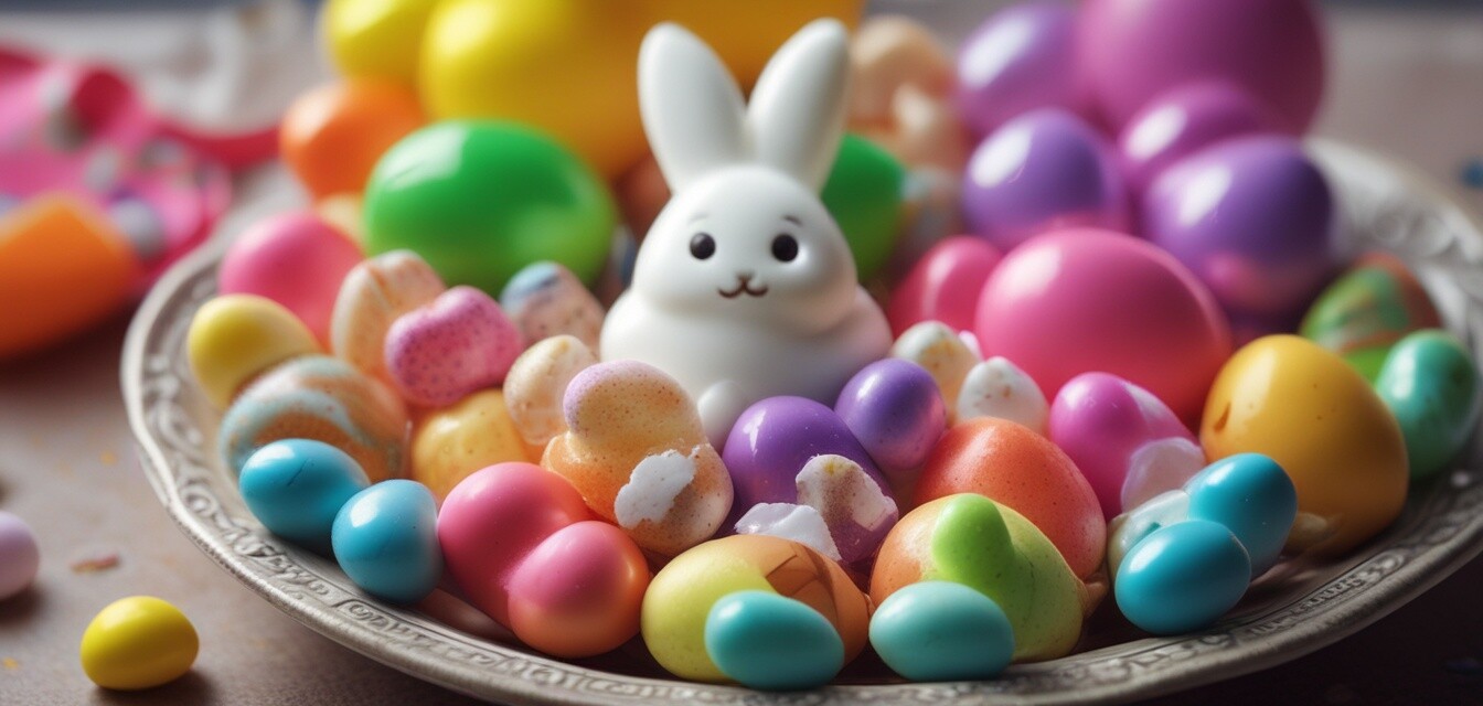 Easter candies assortment